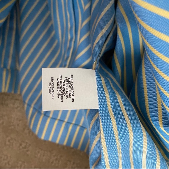 Express Studio Striped Wrap Blazer - Picture 6 of 7